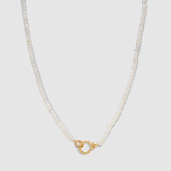 E-Comm: Gorjanas bestselling necklace, Parker Gem Necklace Opalite Glass